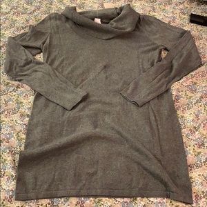 Long sleeve cowl neck maternity  sweater